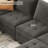 Eyram Velvet Armless 2 Seater Chair, Double Seat Module For Modular Sofa Sectional Couch-485325374