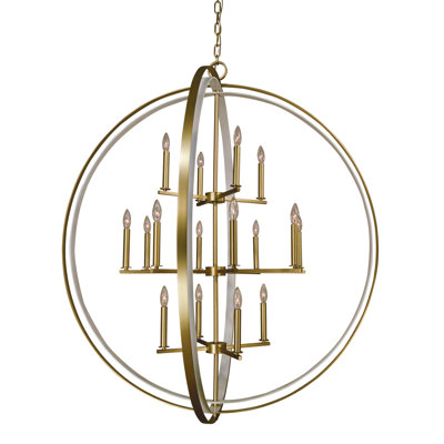 Grand lustre 16 lumières par Everly Quinn