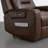 Olathe Genuine Leather Dual Motor Lay Flat Power Recliner With Power Headrest-1500349654