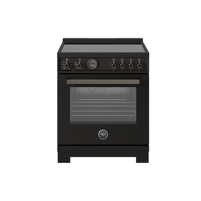 Bertazzoni 33.88'' W Electric Slide-In Range, Carbonio