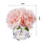 Arrangements floraux en soie pivoines dans un vase-846484675