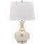 Lampe de table blanche 25 po Menezes