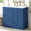 Meuble-lavabo autoportant de 36 po avec lavabo en céramique