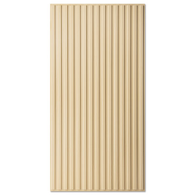 48" x 24" Drop in PVC Ceiling Tiles,Slat Design 3D Wall Panels,Covers 96 sq.ft. (Set of 12)