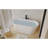 67" Acrylic Freestanding Bathtub, Stand Alone Bathroom Tub, Glossy White, Toe-Tap Chrome Drain, Cupc Certified