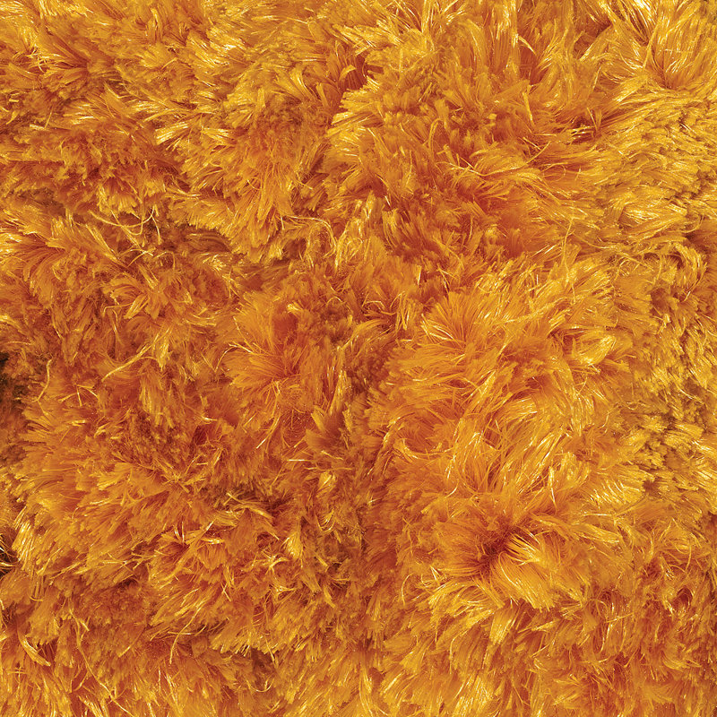 Sunlight Area Rug in Orange, Round 7'9"
