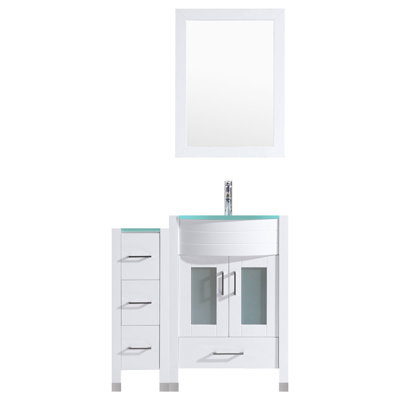 Ensemble de meuble-lavabo simple 42 po avec miroir Marguez