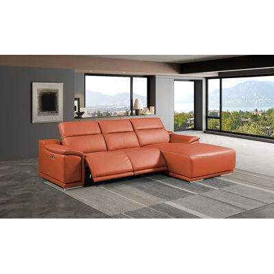 Canapé modulaire en forme de L 3 pièces DivanItalia Camel
