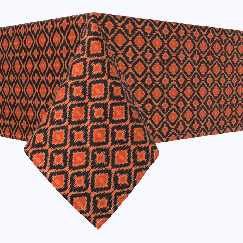 Hackensack Ikat Halloween Tablecloth, 84" L x 60" W
