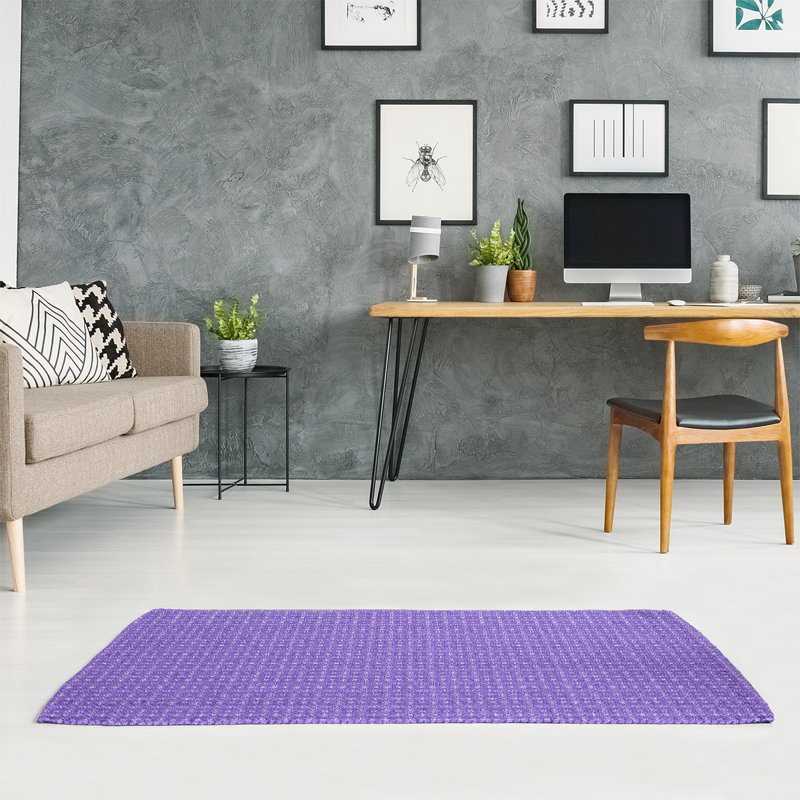 Tapis de zone mauve classic napperon, Rectangle 4 pi x 6 pi