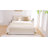 Space-Saving Narrow Nightstand with 2 Drawers and Open Storage-675226597