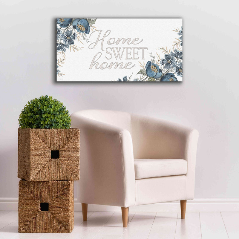 «Home Sweet Home» par Cindy Jacobs, art mural sur toile giclée, 40 po x 20 po, H 20 po x l 40 po