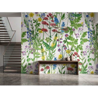 Wall Mural, 100"W x 100"H, Pre-Pasted Paper