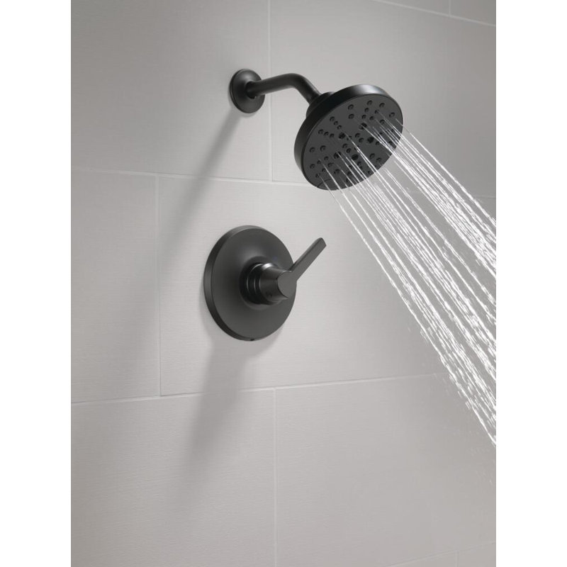 Robinet de douche Galeon, Noir mat
