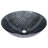 Eden Bath 16.5'' Silver Tempered Glass Circular Bathroom Sink