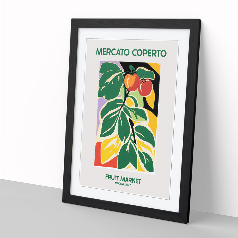 Mercato Coperto Fruit Market Exhibition 6 - Framed Print, 46cm H x 34cm W x 2cm D