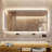 Wall Mounted LED Lighting Mirror/Bathroom Mirror/Full-Length Mirror/Makeup Mirror, Three Color Lighting+Dimming+IP44 Waterproof+Anti Fog+Touch Switch , Mirror-2022399315