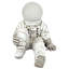 Sculpture astronaute éclairée
