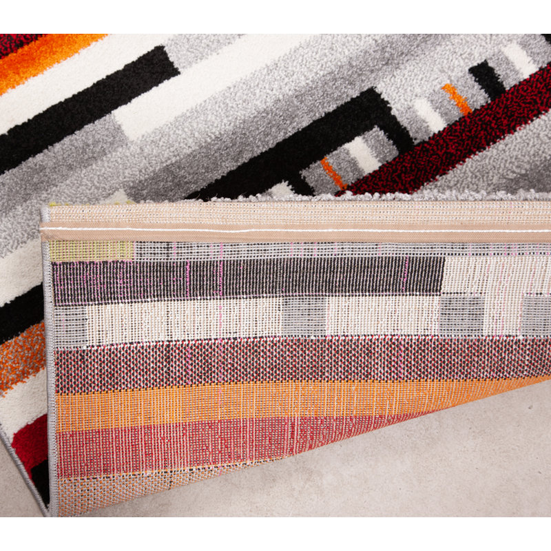 Salters Geometric Shag Area Rug, Rectangle 200 x 290cm