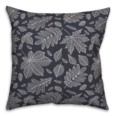 Floral Outdoor Reversible Throw Pillow