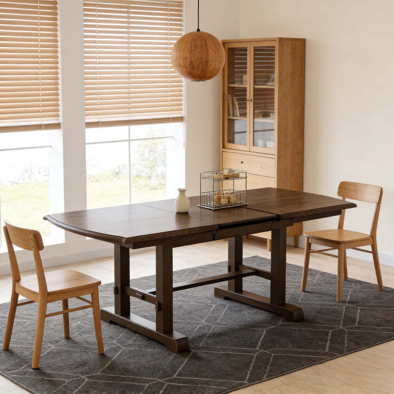 60"-78" Extendable Dining Table, Brown