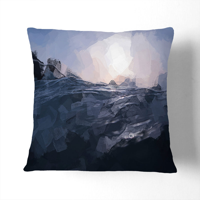 Square Throw Cushion, 55cm H x 55c m W x 20cm D
