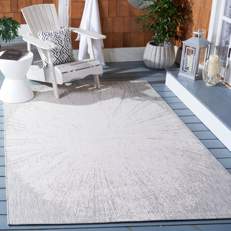Damire Performance Abstract Indoor/Outdoor Area Rug, Rectangle 4' x 5'7"