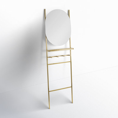 Vesey Metal Flat Floor Mirror