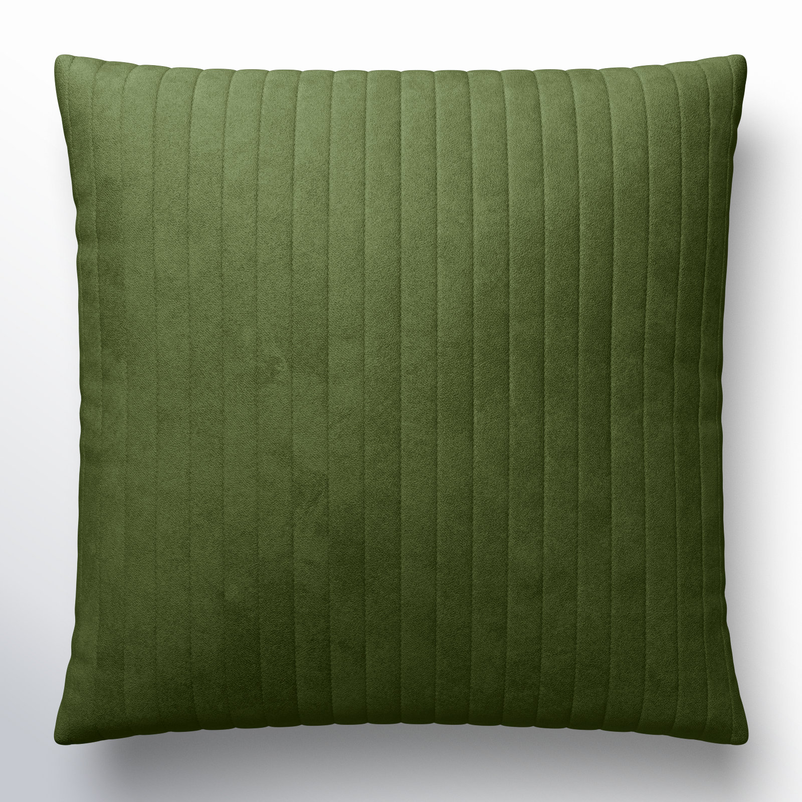 Beirne Throw Pillow, Pillow Cover Only - No Insert, 22" x 22", Medium Green