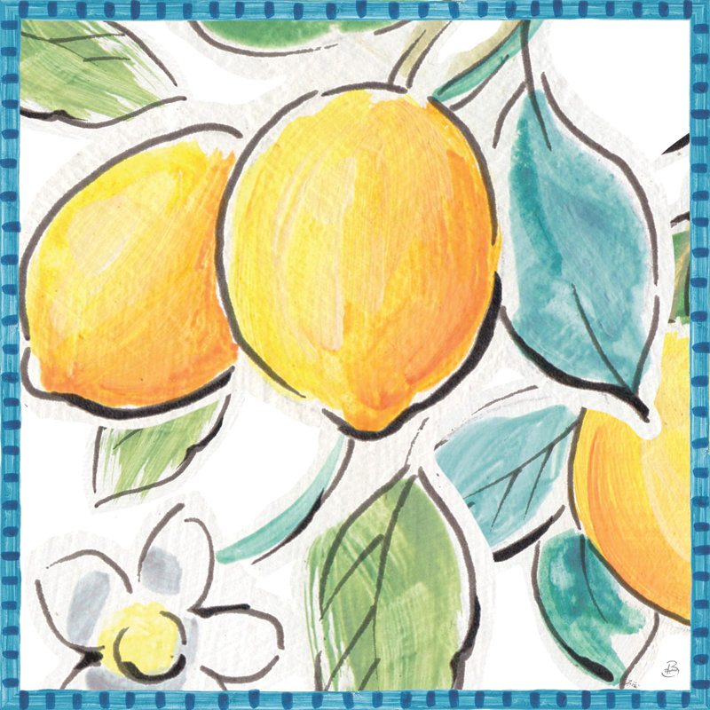 Mediterranean Breeze XV by Daphne Brissonnet - Wrapped Canvas Painting, 91cm H x 91cm W