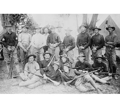 " California Rifle Team From Camp Perry Wears Both Uniforms And Civilian Clothes "