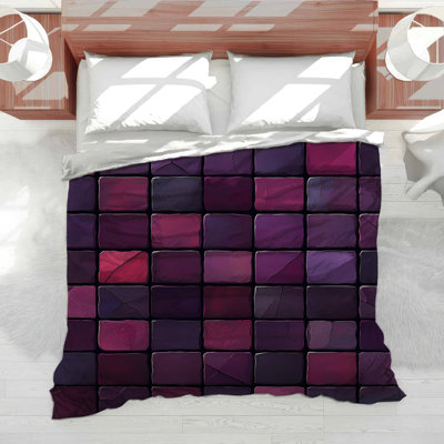Tiles Bedding Mosaic Comforter Art Deco
