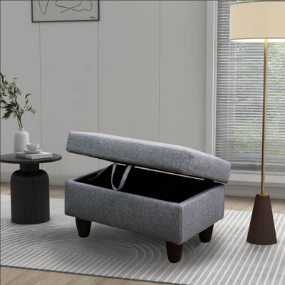 Banc de rangement rabattable