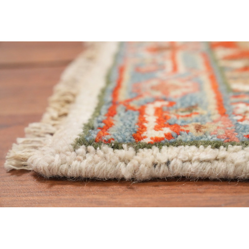 Tapis pour vestibule géométrique en laine 2x3