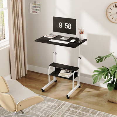 Adjustable Height Modular Iron Computer Desk