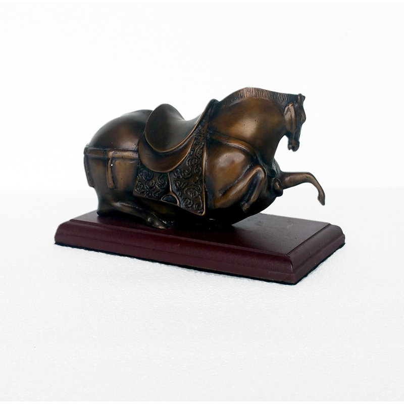 Sculpture à cheval fat tang art déco Kenna