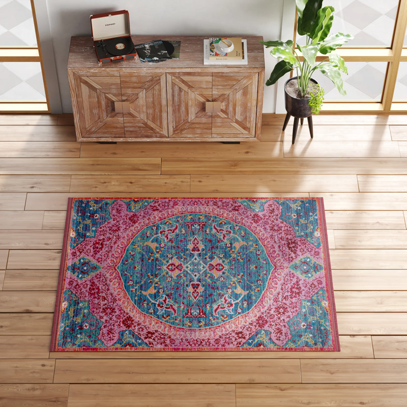 Smead Performance Oriental Rug, Rectangle 4' x 6'