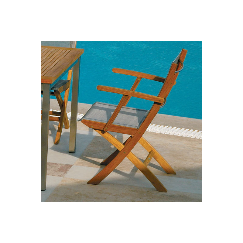 Horizon Outdoor Lounge Chair, Platinum