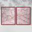 «Rose Marble I», reproduction encadrée de qualité supérieure - prête à être accrochée - aucun clou requis - aucun clou requis-1627678193-1627678194
