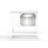 Meuble-lavabo simple 37 po avec comptoir en quartz Carrara de Chrisna