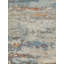 Laureno Abstract Hand-Knotted Synthetic Blue/Gray Area Rug-59748220