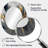 Abstract Shapes And Infinity Lines I - Modern Oval Wall Mirror-2135488952