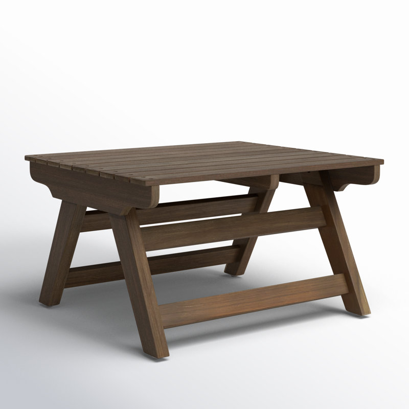Bullock 19.75'' Outdoor Side Table, Gray
