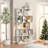 5-Tier Engineered Wood Bookcase, 64.56" Tall Organizer Display Shelves-1249107762