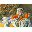 Nature morte avec rideau et pichet-475775459