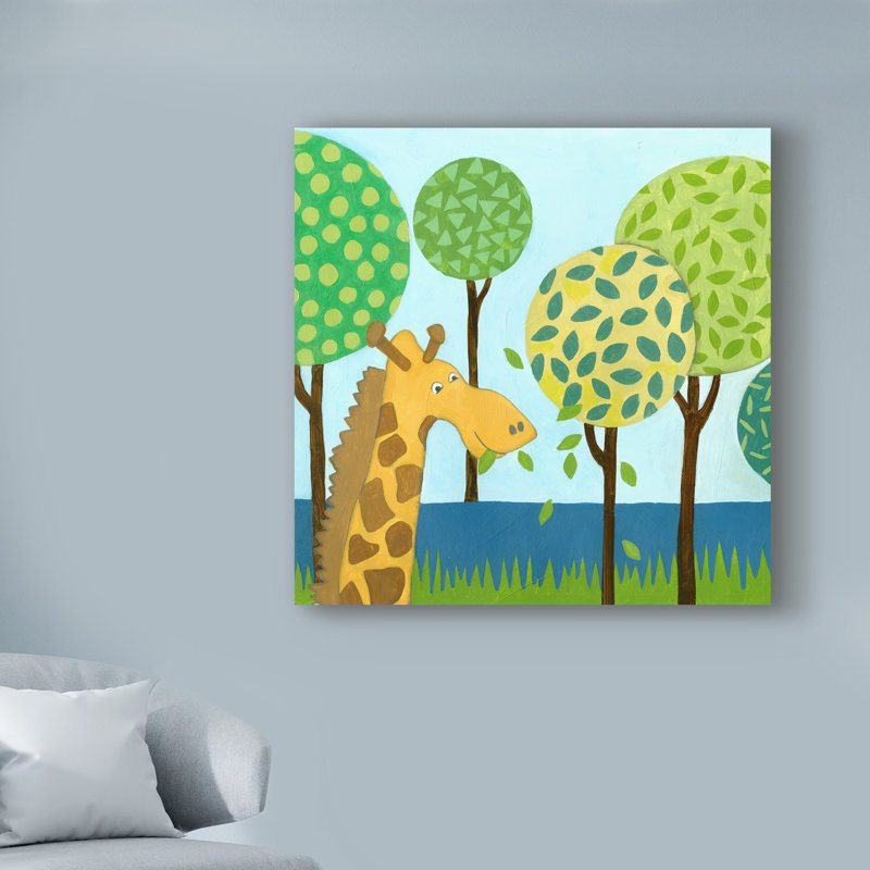 « jungle fun iii », art sur toile, H 35 po x l 35 po x P 2 po