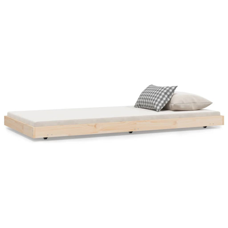 Pente Solid Wood Bed, Oak, Small Single (2'6)