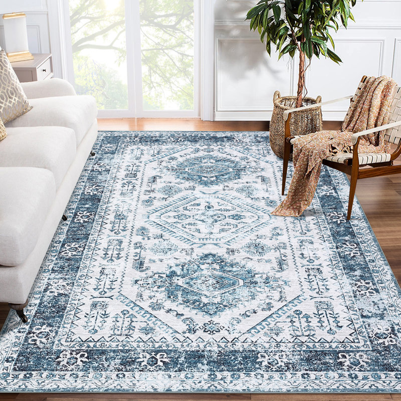 Tapis Damean avec envers antidérapant, Rectangle 8 pi x 10 pi