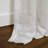 Sheer Curtains Faux Linen Pinch Pleat Curtains, Set of 2-1872688201-1872688203