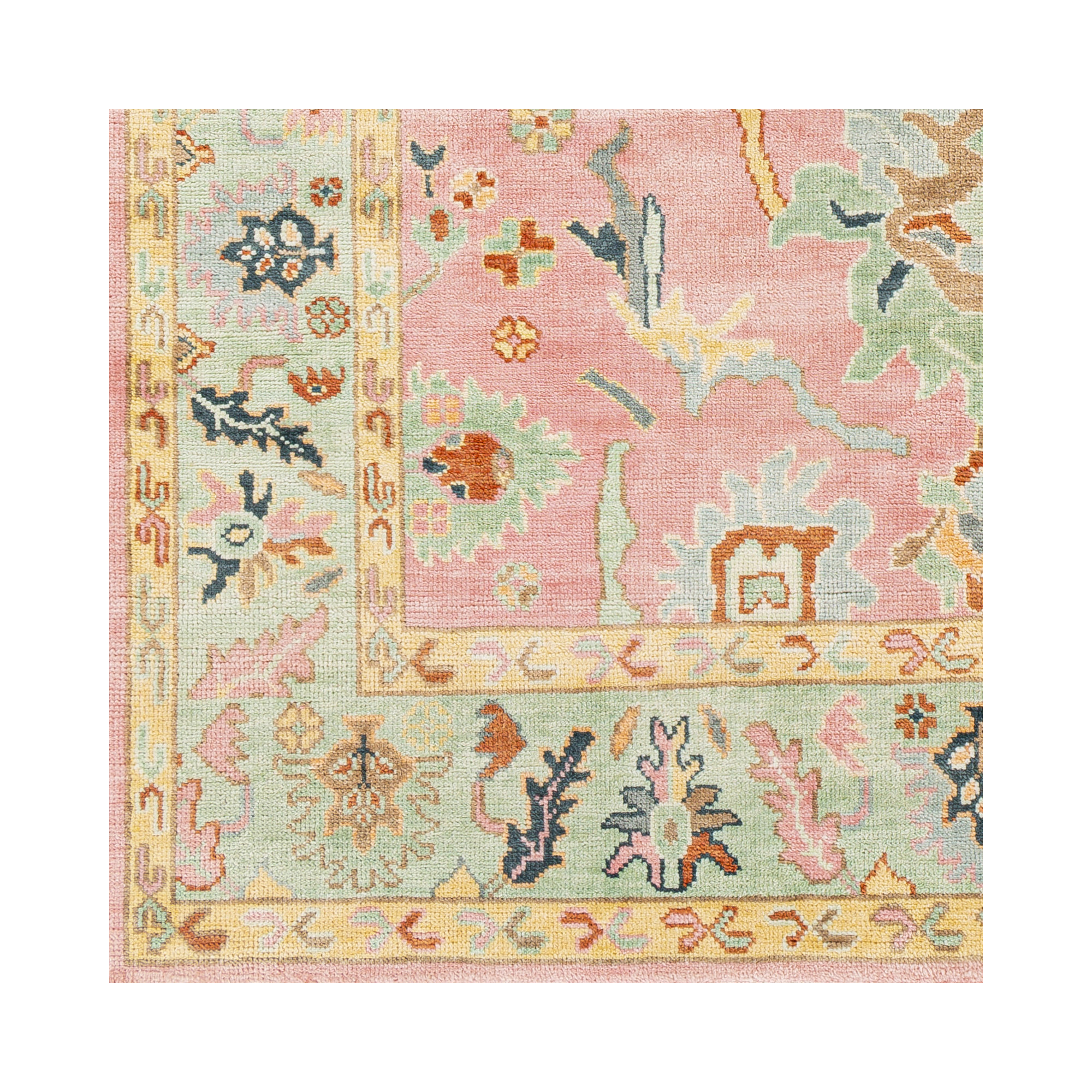 Morrisson Handmade Rug, Rectangle 3'6" x 5'6"